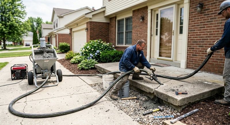 Concrete Floor Lifting in West Des Moines, IA